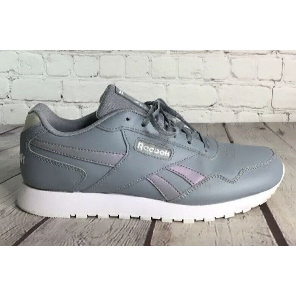 Reebok Womens size 8,5 Royal Gray Sneakers Lifestyle Glide EUC